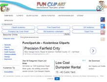 Tablet Screenshot of funclipart.de